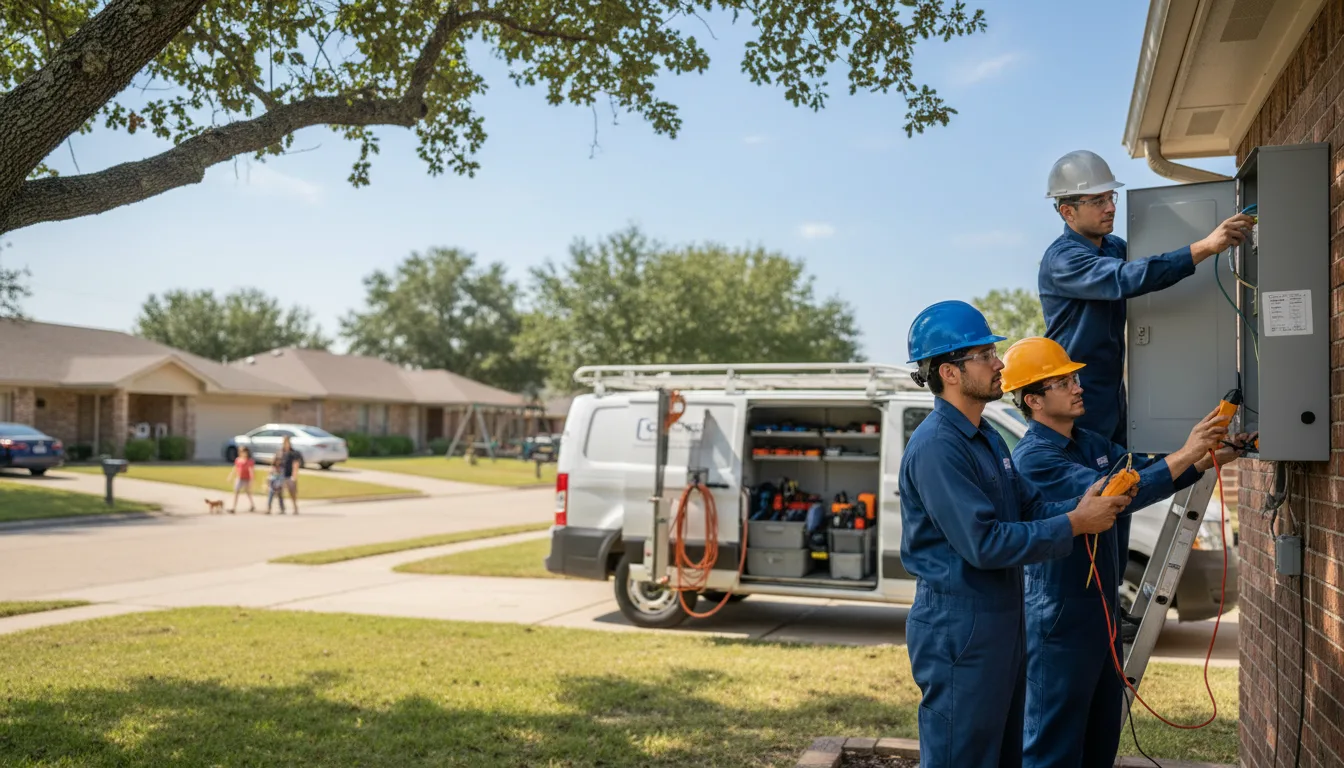 Certified electrician providing emergency electrical services in Flournoy, CA